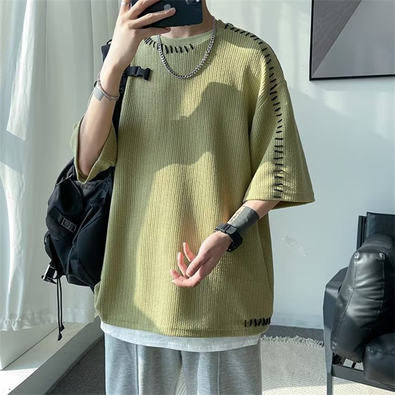 Áo phông nam nữ Hàn Quốc áo thun nam nữ thời trang vải thun trơn màu rắn t -shirt bigsize trắng cổ tròn áo sơ mi