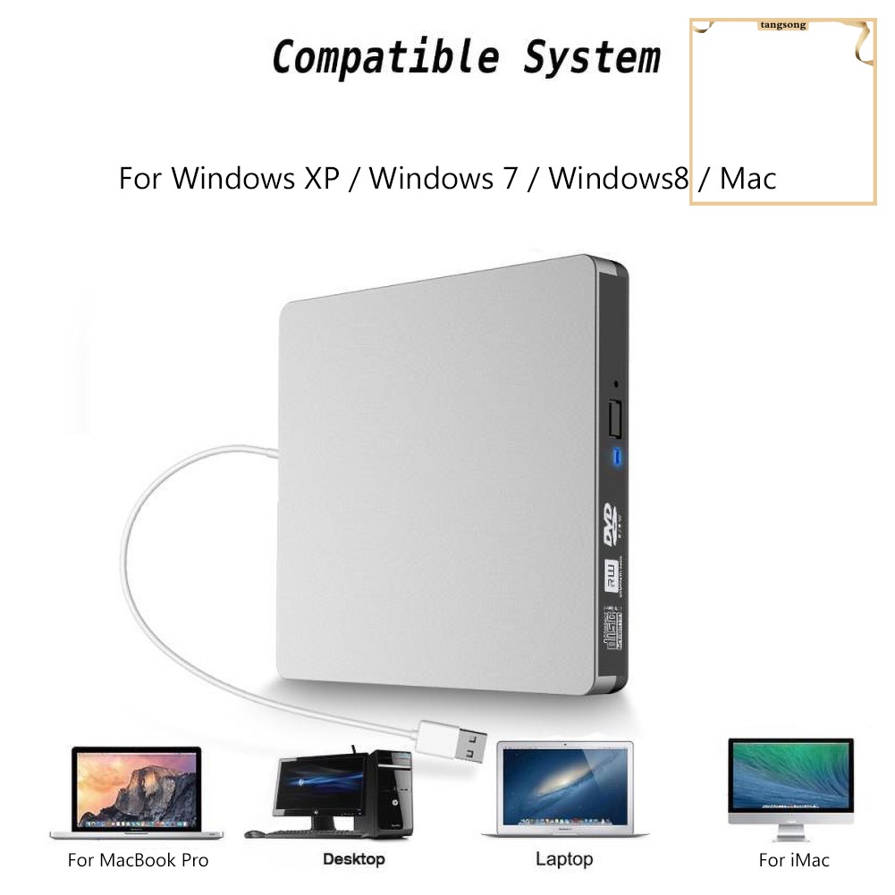 Ổ Đĩa Dvd-Rom Cd-Rw Dvd-Rw Dvd-Rw Kết Nối Usb 3.0 Cho Laptop Pc | BigBuy360 - bigbuy360.vn