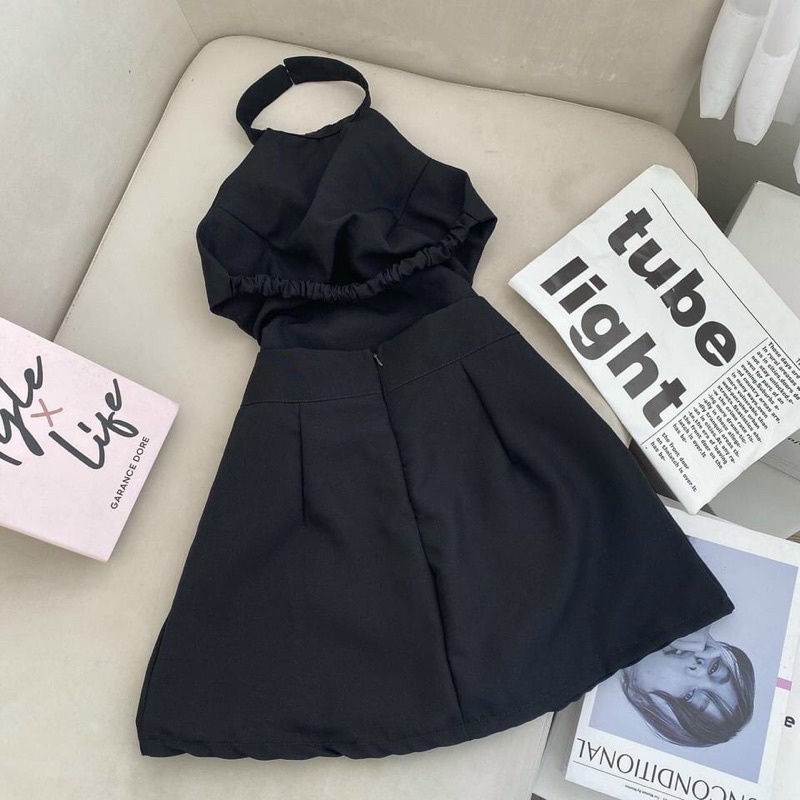 Set đầm + khoác Chitchitstore | BigBuy360 - bigbuy360.vn