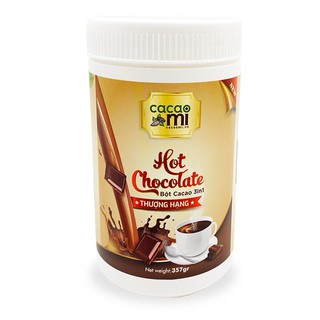 Bột cacao Hot chocolate nguyên chất thượng hạng CacaoMi 357gr