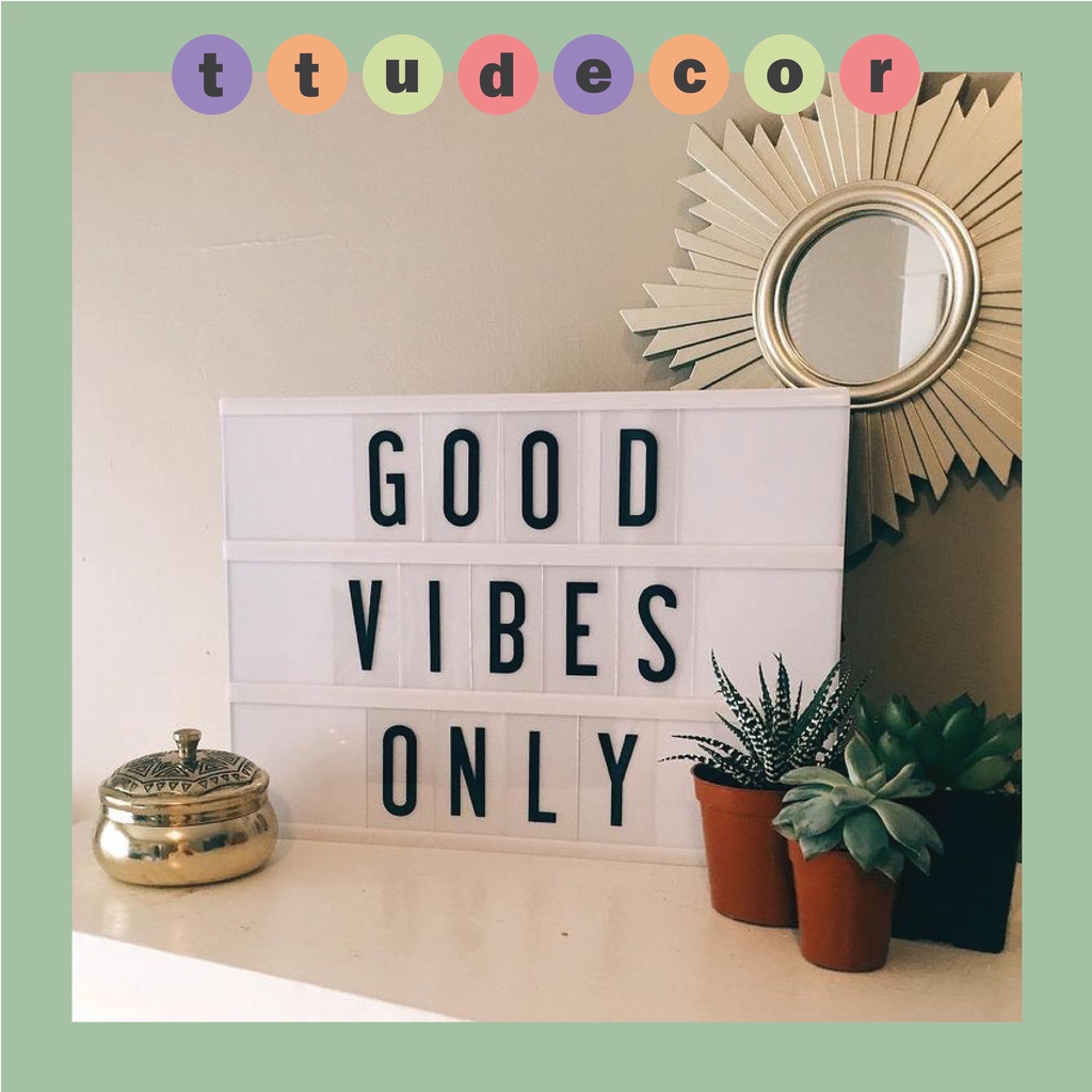 LIGHT BOX hộp chữ phát sáng trang trí nhà cửa