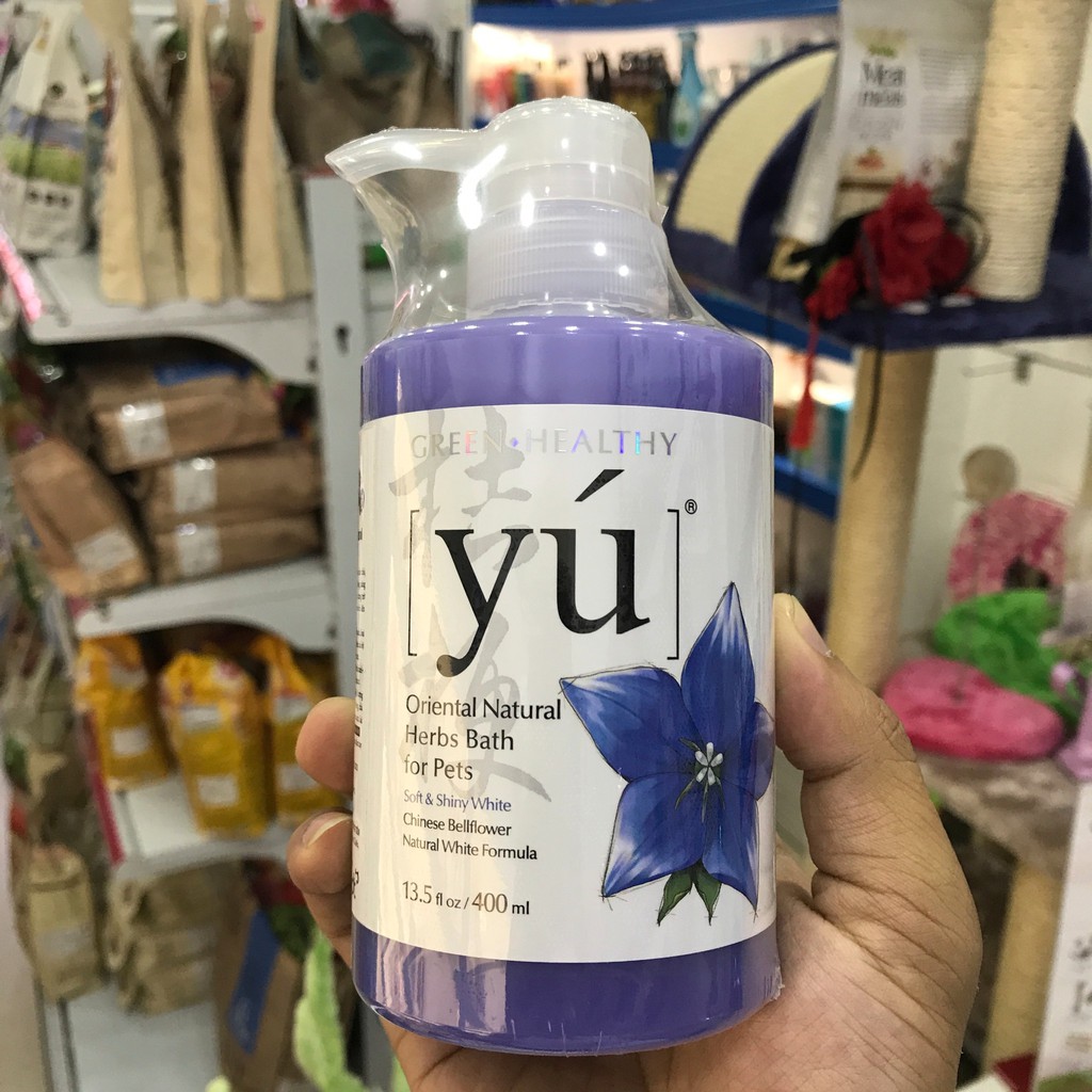 SỮA TẮM YU DƯỠNG LÔNG SIÊU THƠM DÀNH CHO CHÓ MÈO LÔNG TRẮNG