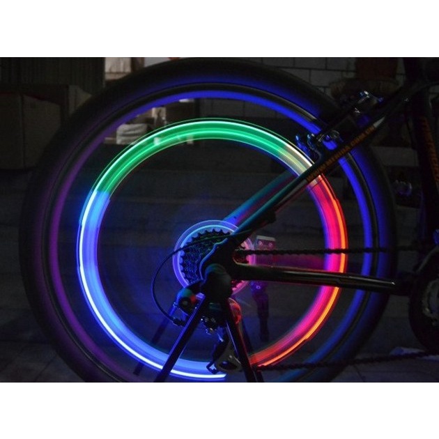 Set 4 đèn LED neon gắn nắp van lốp xe hơi chuyên dùng để trang trí