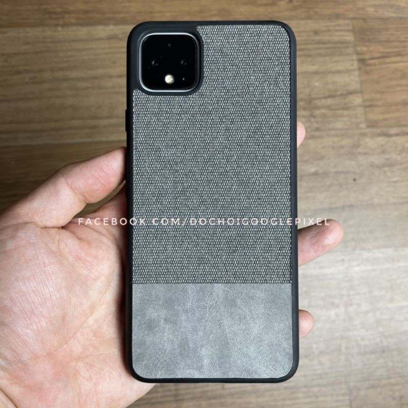 Ốp lưng viền TPU lưng vải fabric, da cho Google Pixel 4 XL / Pixel 4 / Pixel 4a / Pixel 3a XL / Pixel 3a