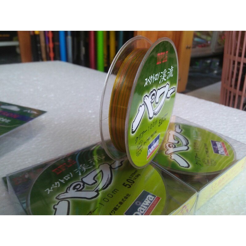 Cước câu cá Daiwa 7 màu siêu bền dài 100m