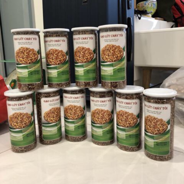 Gạo lứt cháy tỏi/ 300 gram 1 hủ