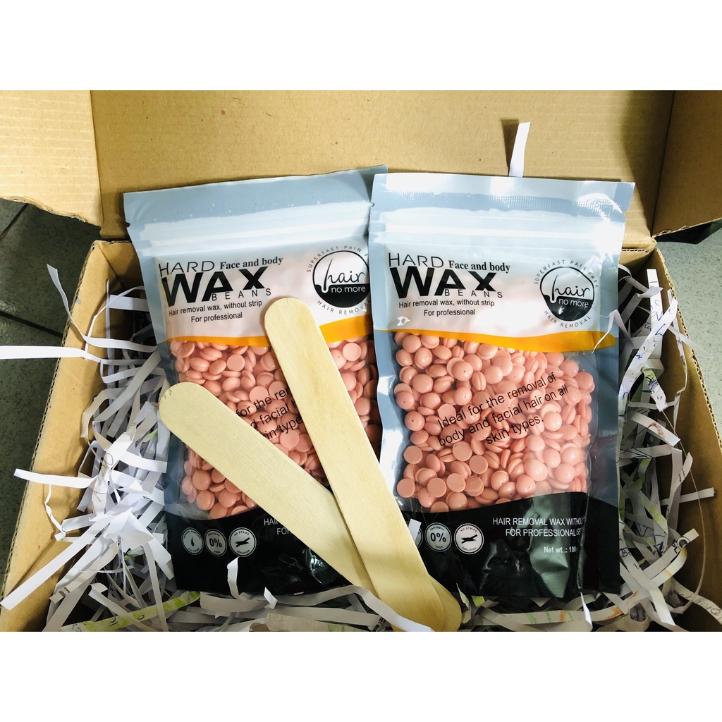 Sáp WAX HARD WAX BEANS  Bịch cực xịn sò , Bịch nhỏ 100g có nhiều màu dễ thương để khách iu lựa chọn