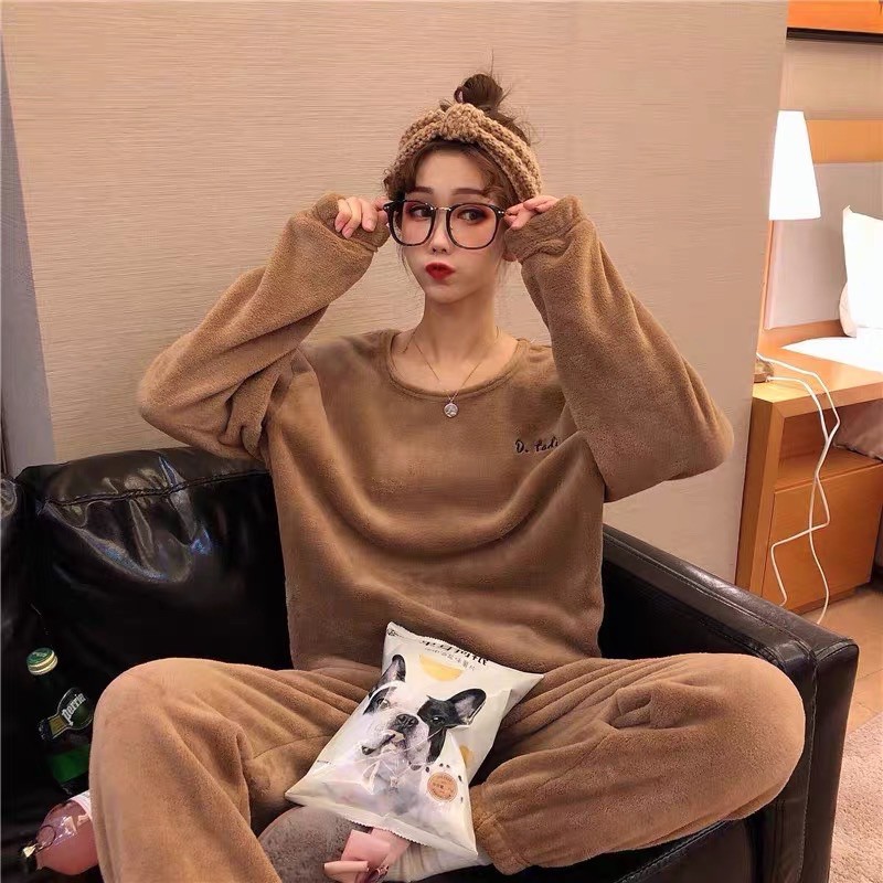 [HÀNG CHUẨN QUẢNG CHÂU] - Bộ ngủ lông NAM/NỮ | BigBuy360 - bigbuy360.vn