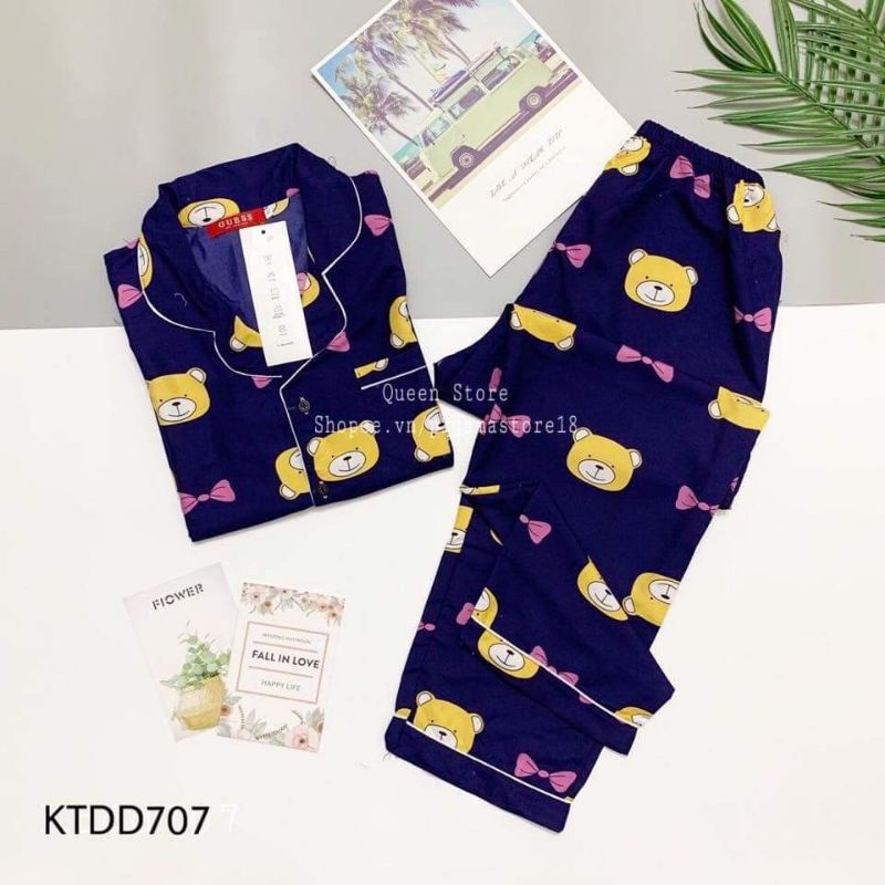 Bộ pyjama KATE TAY DÀI hàng thiết kế | BigBuy360 - bigbuy360.vn