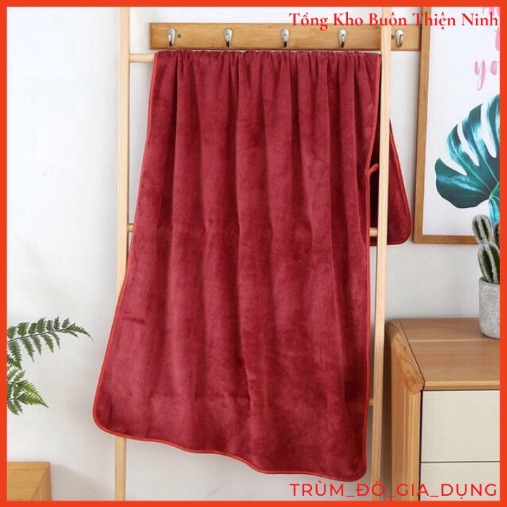 Khăn bông tắm xuất Hàn cao cấp bông mềm cực thích 70x140 cm