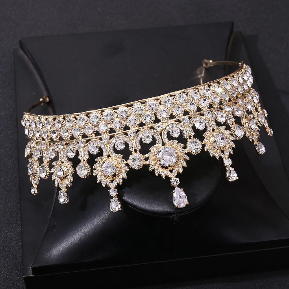 Cài Tóc VANES1 Đính Vương Miện Hợp Kim Sang Trọng Cho Nữ