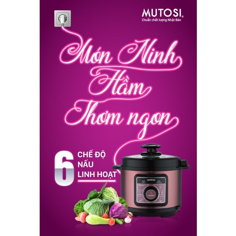 [Chính Hãng] Nồi áp suất điện Mutosi MIP-59