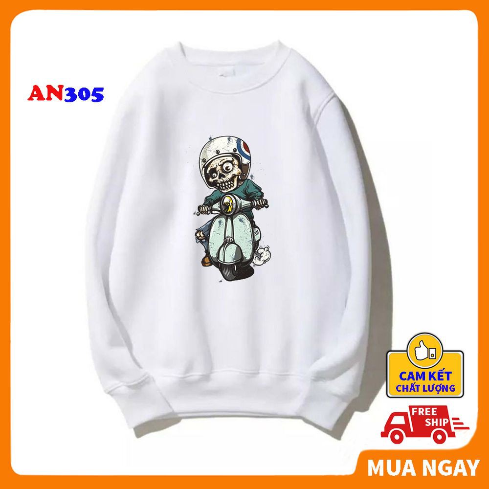 Áo sweater nam form rộng  thu đông chất nỉ mềm mịn ấm áp ABATI Áo nỉ sweater tay dài cổ tròn dày dặn cao cấp | BigBuy360 - bigbuy360.vn