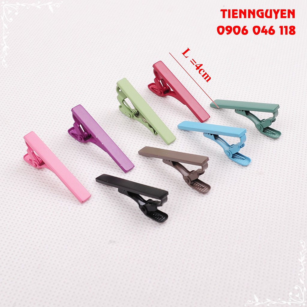 Kẹp cà vạt nam bản nhỏ ( 4cm)