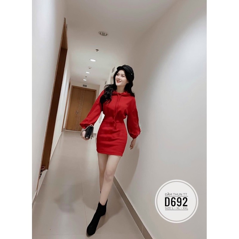 BIGSIZE Đầm thun TT D692