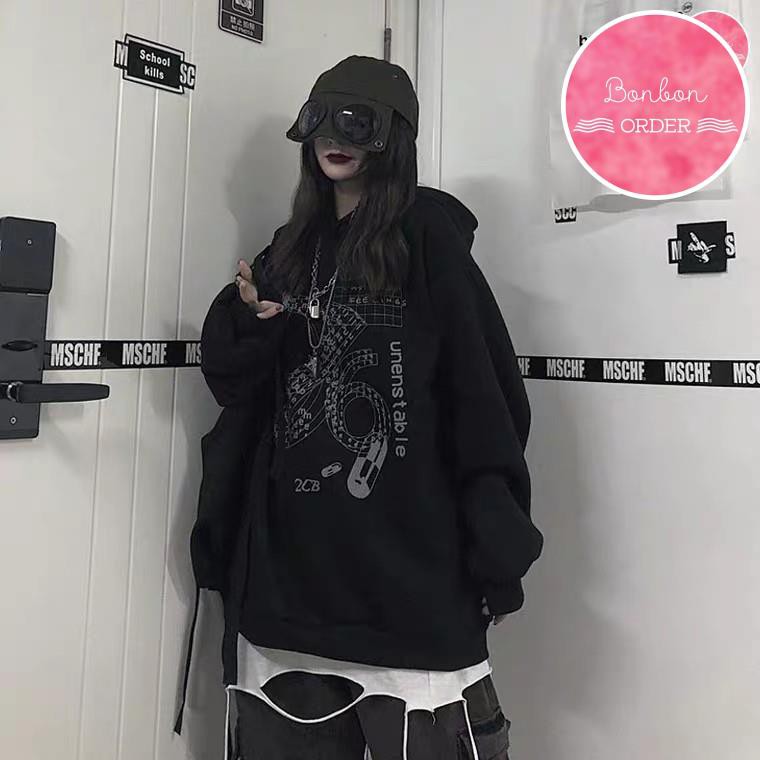 ÁO HOODIE HÌNH ĐỘC ULZZANG | BigBuy360 - bigbuy360.vn