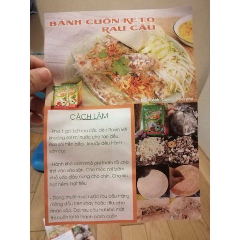 Miến Rau Câu Sợi Ngắn KETO, DAS, LOWCARB