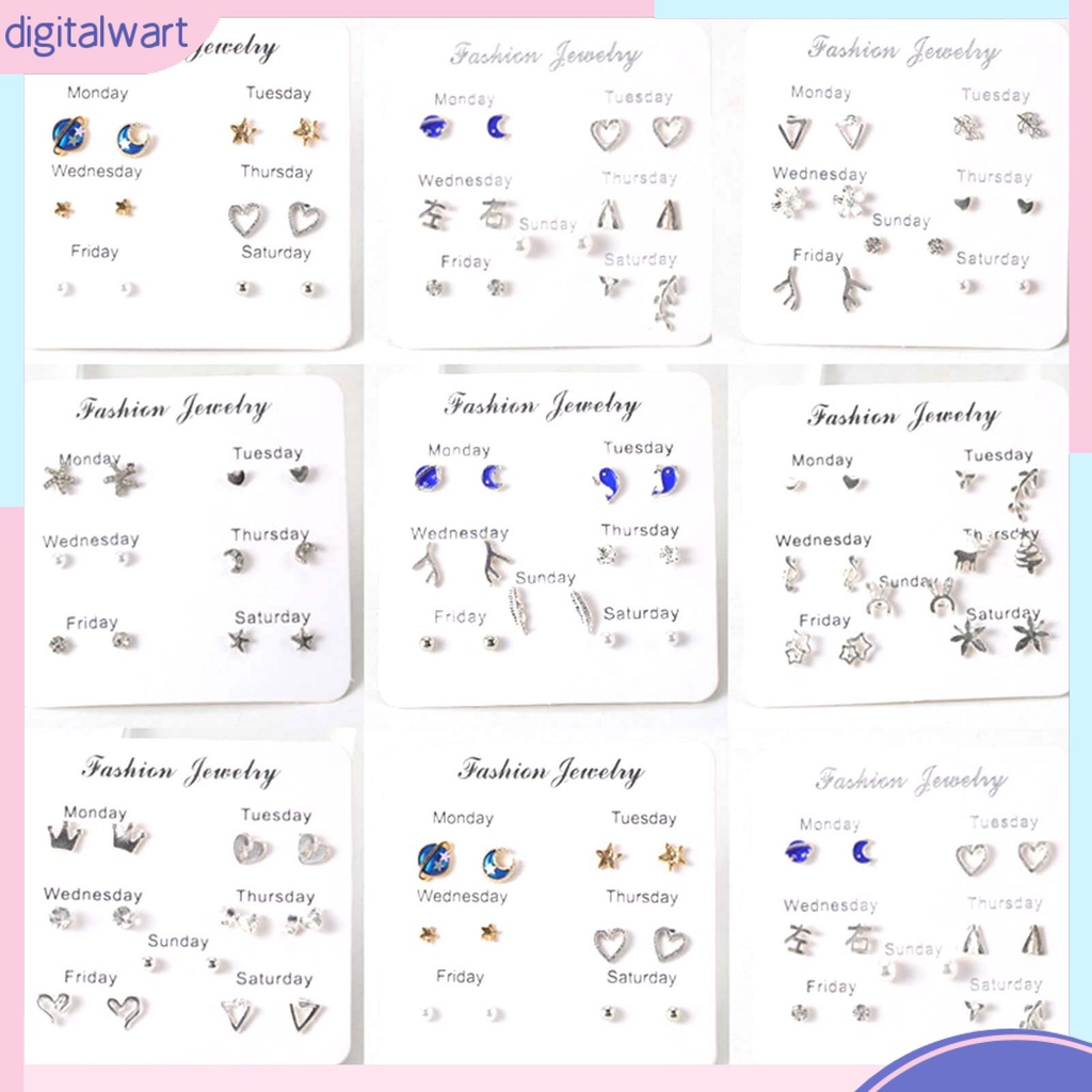 Khuyên Tai Hợp Kim Hình Ngôi Sao Dễ Thương