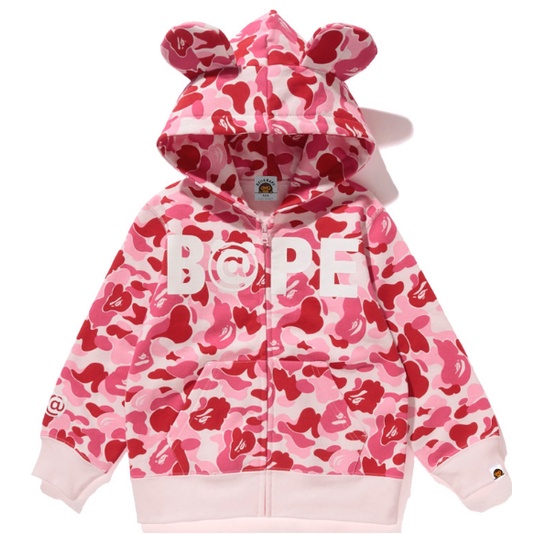 Áo Khoác Hoodie BAPE Họa Tiết Rằn Ri Cho Trẻ Em Phong Cách Mới 0818