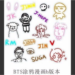 sticker bts ,twice,blackpink,seventeen,got7,wanna one