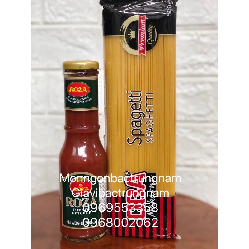 FREESHIP - Tương Cà ROZA 300G - TOMATO KETCHUP VÀ MỲ Ý SPAGETTI