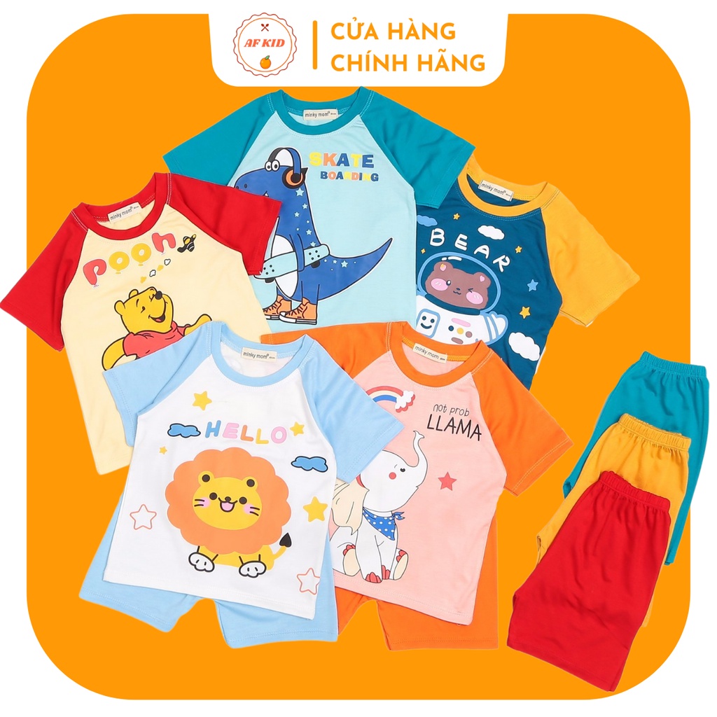 Bộ cộc tay cho bé 💖 Bộ cộc tay Phi Hành Gia - Khỉ Con cho bé trai bé gái 💖 chất thun lạnh cao cấp siêu mềm siêu mát