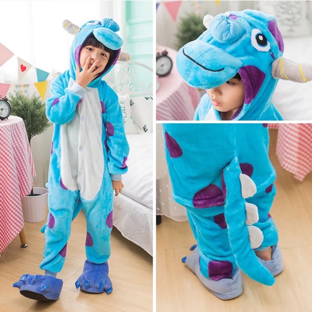 Pijama thú bông hình monster