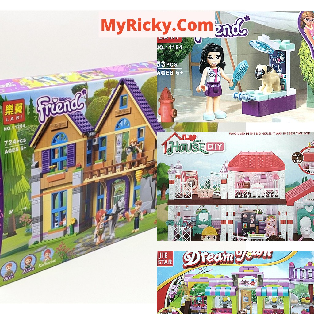 Đồ Chơi Lắp Ráp Friend Cỡ Lớn (Cửa Hàng, Quán Ăn, Shop,...)