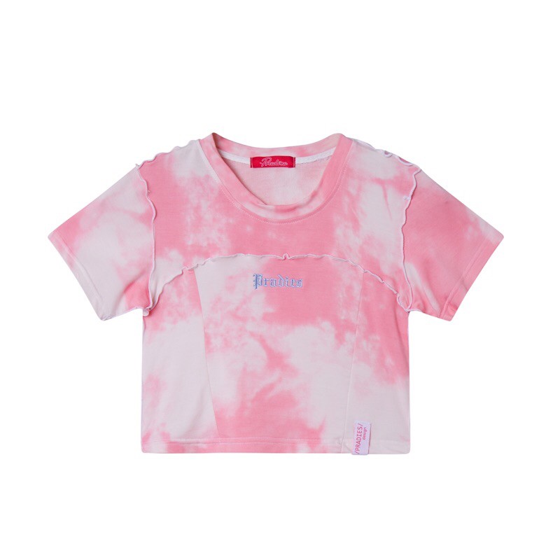 Áo Croptop Tie-Dye Pinkies