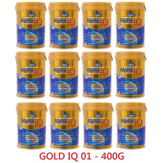 128.408đ/Lon - Alpha Gold IQ 1 HT 400g - Sữa Bột Vinamilk - Combo 12 - Bán Sỉ