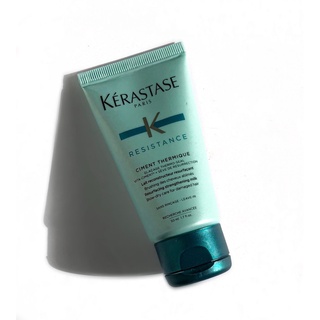 Kem dưỡng tóc Kerastase RÉSISTANCE Ciment Thermique Blow Dry Primer màu xanh