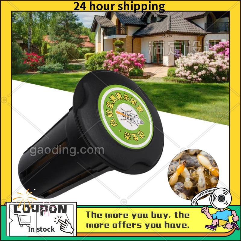 Onebuycart Outdoor Termite Killer Trapper White Ant Attracting Box Termites Bait Station Garden