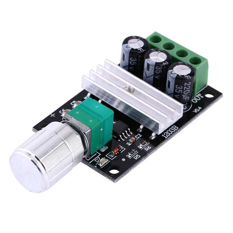 Module mạch điều khiển tốc độ động cơ DC 6-28V - PWM 3A 1203BK