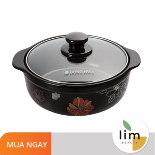 Nồi đất nắp kính hàn quốc gf-705 dong hwa 2680ml - nồi đất nấu cơm kho cá size lớn