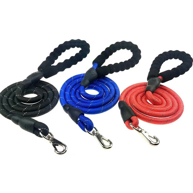 Dây Dắt Thú Cưng Đi Dạo Bằng Nilon Phản Quang Kích Thước Lớn / Vừa / Lớn Tiện Dụng Cho Cún Cưng
