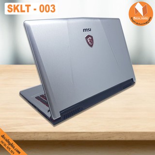 Decal nhôm dán laptop MSI-GF63-Thin-95C