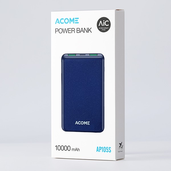 [Mã ELRVA30K giảm 7% đơn 99K] Pin Sạc Dự Phòng 10.000mAh ACOME AP105S Sạc Nhanh 18W PD/QC 3.0 - BẢO HÀNH 12 THÁNG