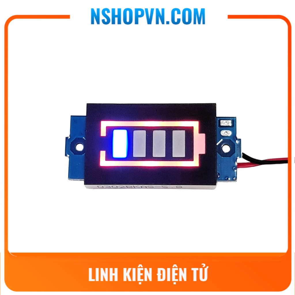 Mạch hiển thị mức năng lượng pin