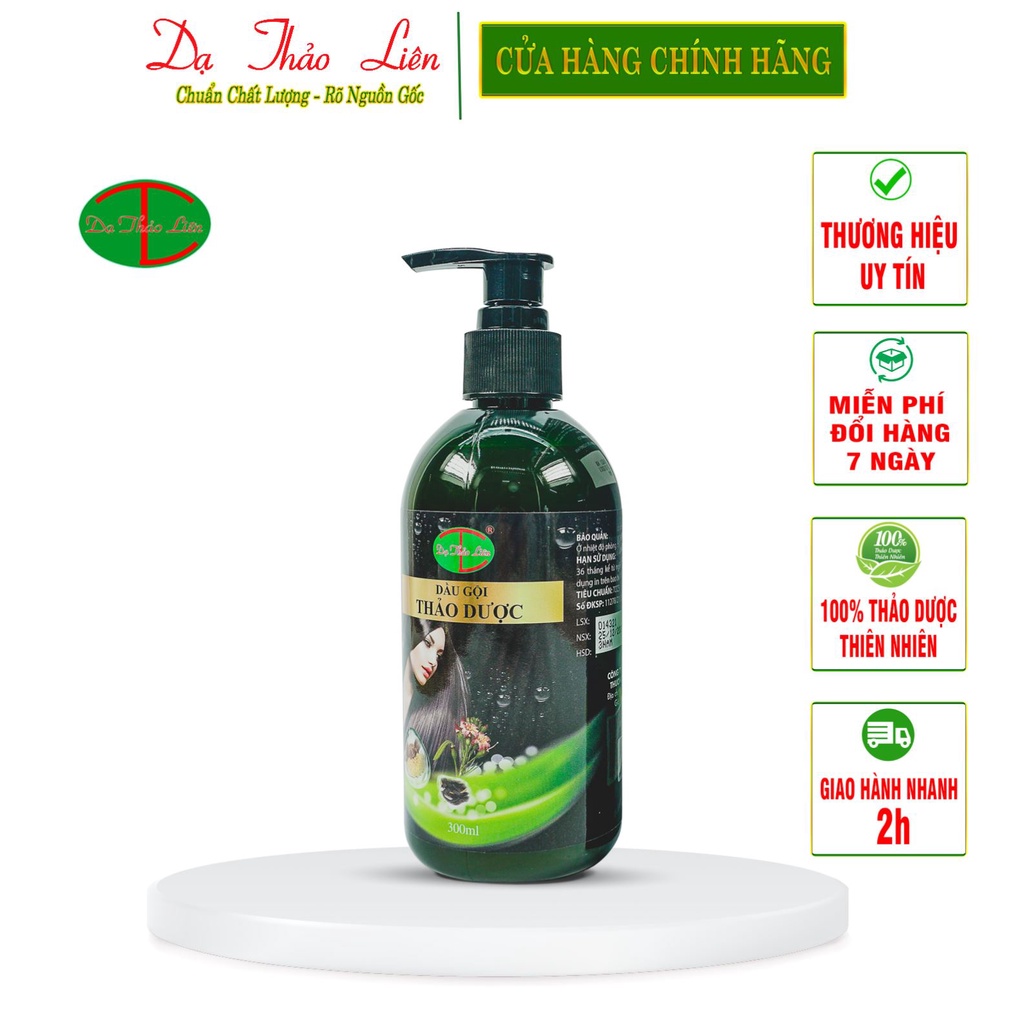 Dầu Gội Thảo Dược Dạ Thảo Liên 100% Thảo Dược Thiên Nhiên 300ml | 100% Natural Herbal Herbal Shampoo 300ml