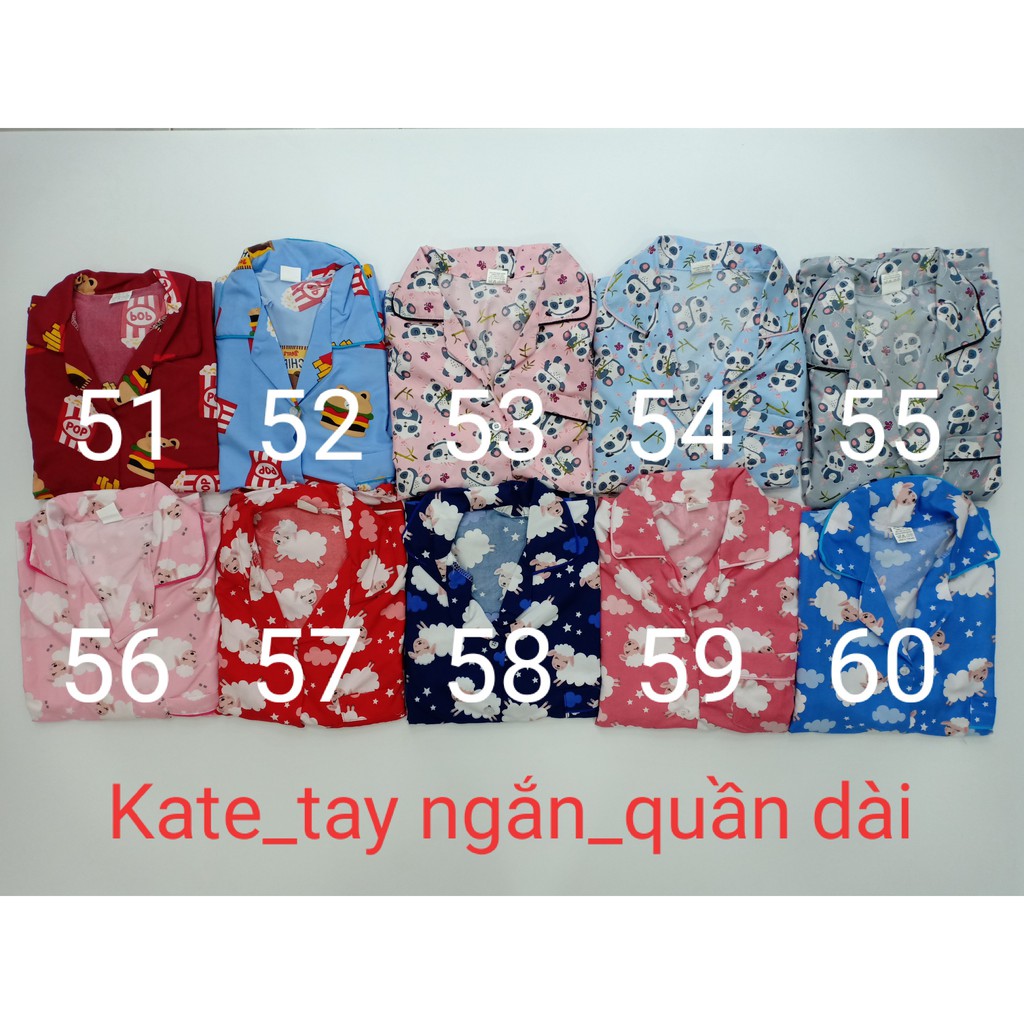 THANH LÝ | Đồ Mặc Nhà "Quần dài" Pijama Kate Thái - Dưới 58kg (Phần 3)