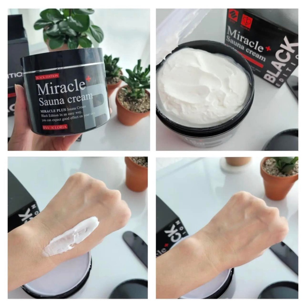 Kem tan mỡ lạnh Miracle Tặng kèm đai định hình cao cấp BNV ICLORIA Hàn Quốc