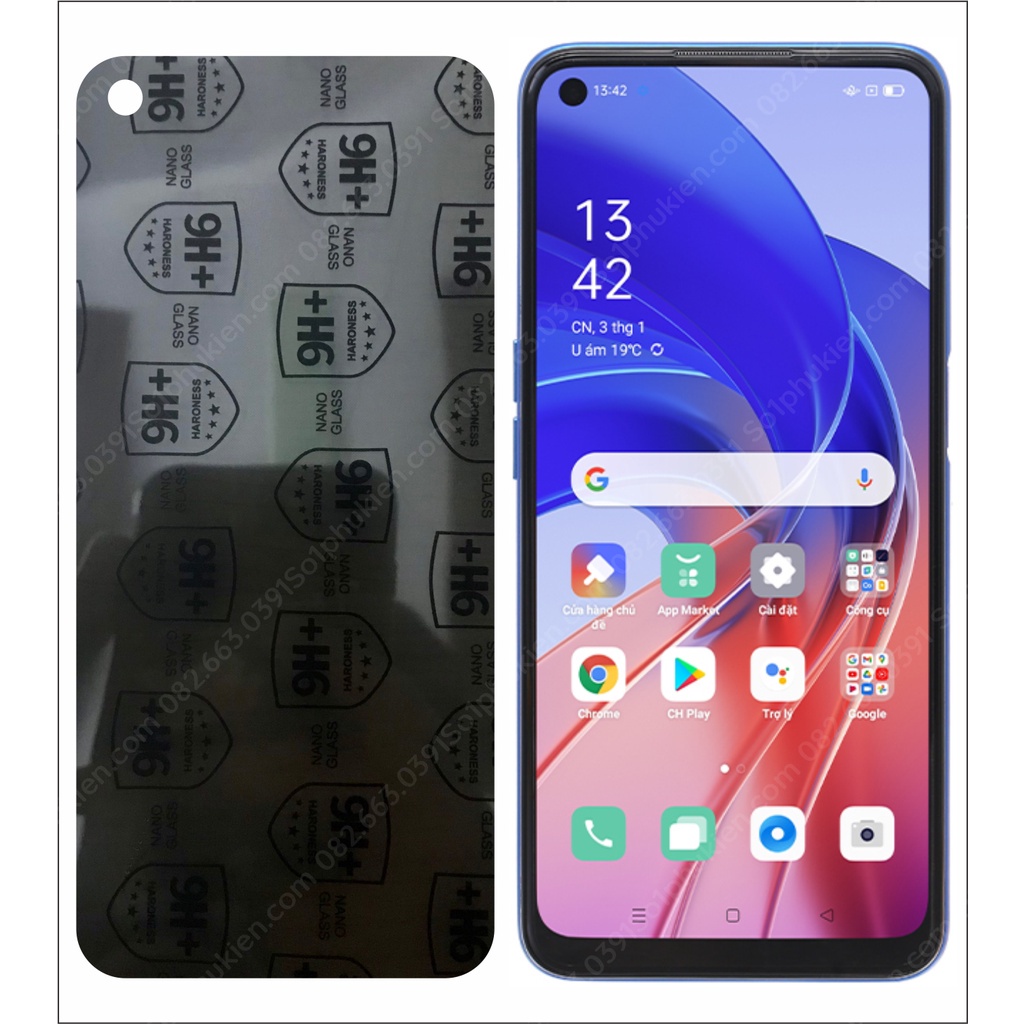 Dán cường lực chống nhìn trộm Oppo A55 4G 5G dẻo nano