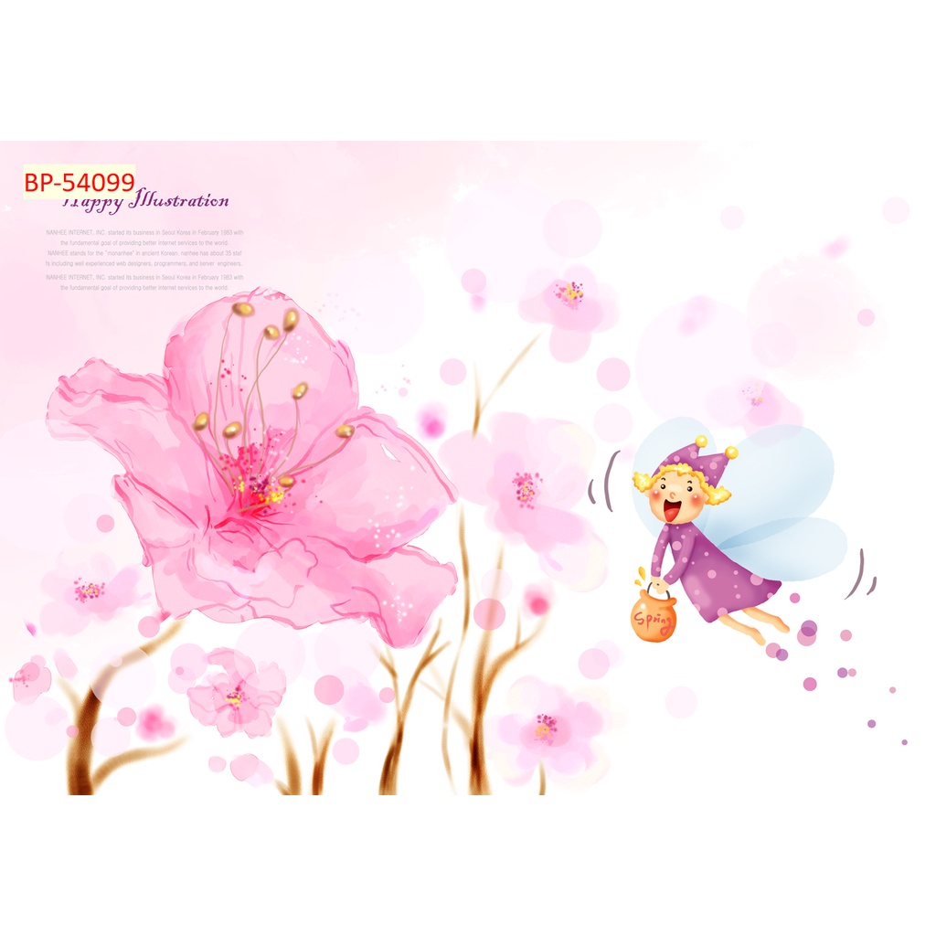 Tranh Dán Tường Phòng Trẻ Em Hoạt Hình Ngộ Nghĩnh Tặng Keo Và Dụng Cụ Dán