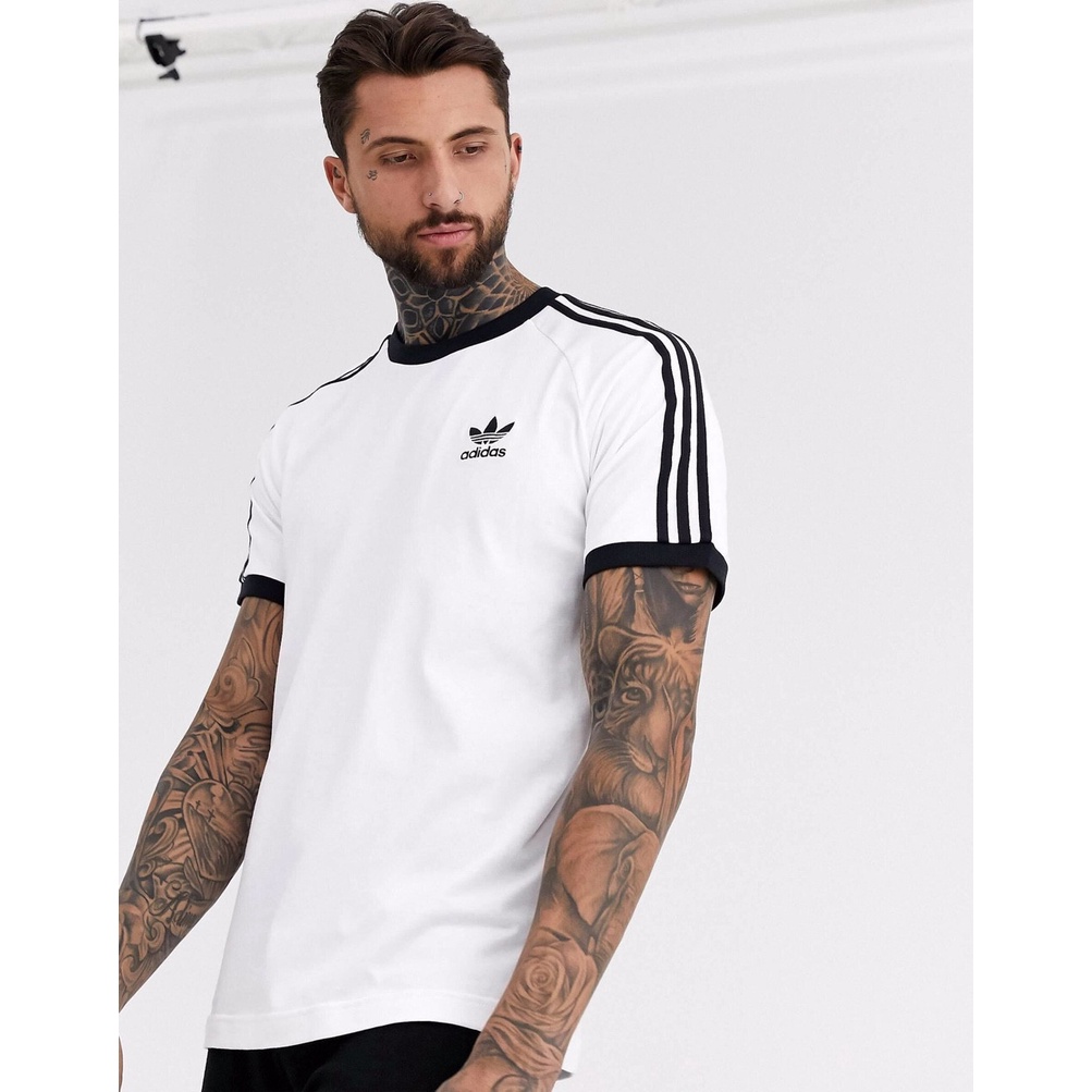 Áo Phông Nữ Adidas 3 Lá Trắng Áo Thun Nam Unisex Thời Trang Local Brand Cặp Đôi VNXK Dư Xịn Thể Thao Cotton 100% Cổ Tròn