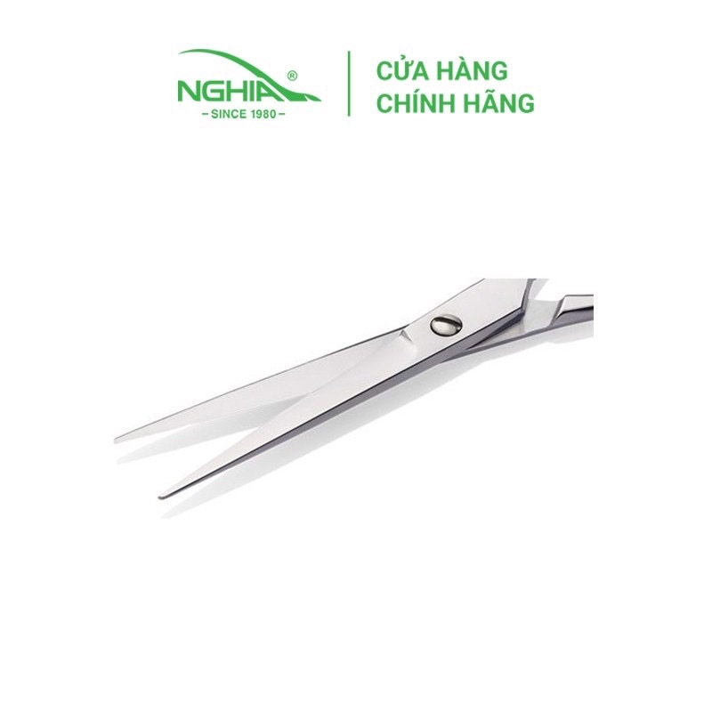 Kéo cắt tóc Kềm Nghĩa KT704 inox không gỉ - tặng kèm bao da (Kìm Nghĩa)