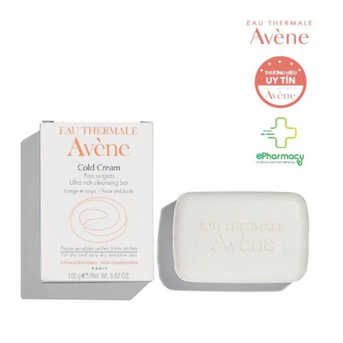 Xà Phòng Avene Dành Cho Da Nhạy Cảm - Avene Cold Cream Cleansing Bar 100g