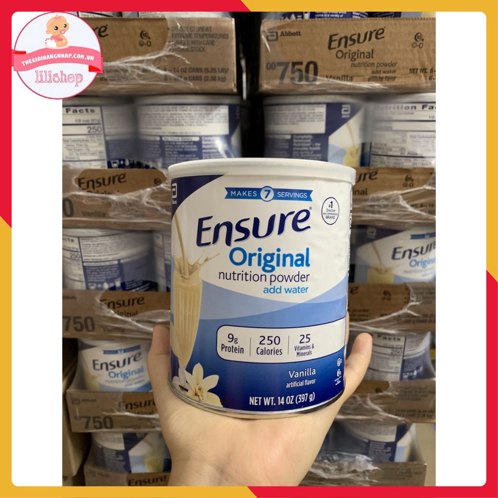 MẪU MỚI DATE 08/23 Sữa Ensure ORIGINAL397g Của Mỹ