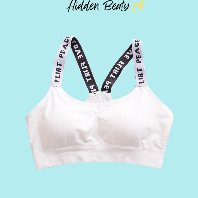 Áo Bra Cotton Thể Thao , Áo Tập Gym/Yoga Nữ Không Gọng Nâng Ngực - A1102