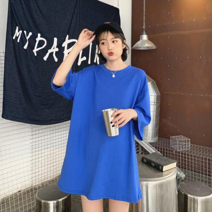 Áo thun trơn nam nữ tay lỡ Unisex-áo phông tay lỡ chất liệu mềm mịn thoải mái thoáng mát chuẩn hàng may xưởng KING DC | BigBuy360 - bigbuy360.vn