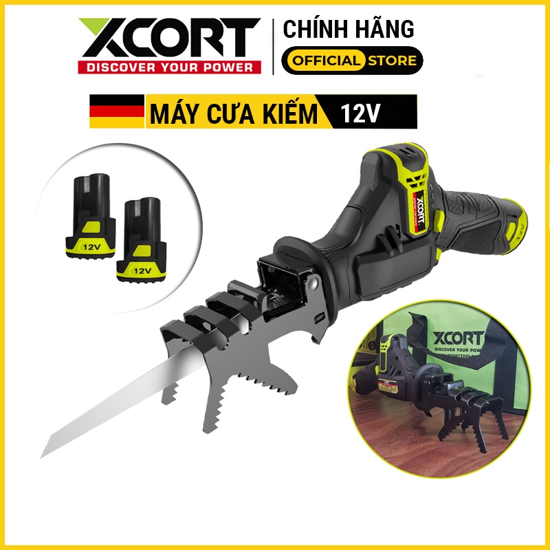Máy cưa kiếm - Máy cưa kiếm dùng pin 12V Tặng kèm lưỡi 2 PIN